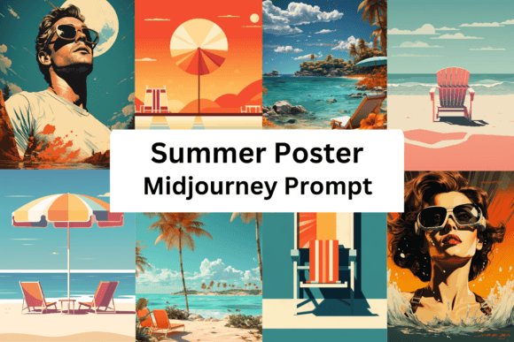 Download Midjourney Prompt for Summer Poster - Poster Collection